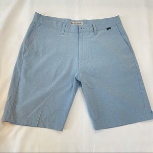 Men’s Travis Matthew Heathered Blue Shorts